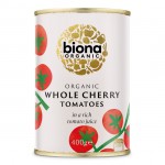 Τοματίνια Cherry σε Χυμό Τομάτας (400γρ) Biona