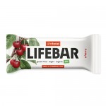 Ωμή Vegan Μπάρα Ενεργείας 'Κεράσι' Lifebar - Χωρίς Γλουτένη/Ζάχαρη (40γρ) Lifefood