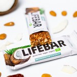 Vegan Μπάρα Ενέργειας 'Καρύδα' Lifebar - Χωρίς Γλουτένη/Ζάχαρη (40γρ) Lifefood