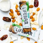 Vegan Μπάρα Ενέργειας 'Καρύδα' Lifebar - Χωρίς Γλουτένη/Ζάχαρη (40γρ) Lifefood