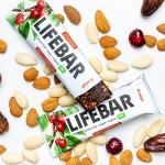 Ωμή Vegan Μπάρα Ενεργείας 'Κεράσι' Lifebar - Χωρίς Γλουτένη/Ζάχαρη (40γρ) Lifefood